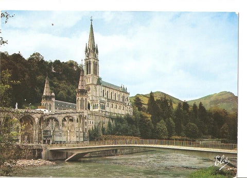Postal 042764 : Lourdes. The New Bridge on the Gave