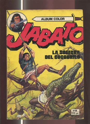 Jabato album color de 125 pts numero 09: La sombra del cocodrilo (numerado 2 en trasera)