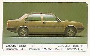 CROMO 265 ALBUM COCHES MOTOR 16: LANCIA - PRISMA