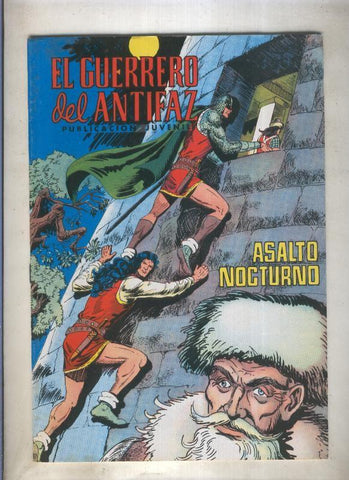 El Guerrero del Antifaz color numero 172: Asalto nocturno (numerado 3 en trasera)