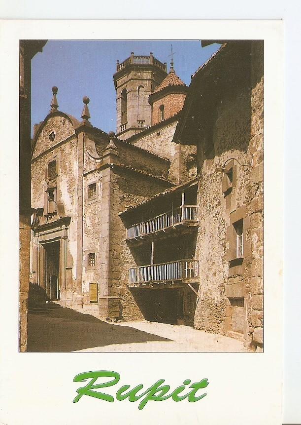 Postal 041038 : Rupit. Fachada iglesia