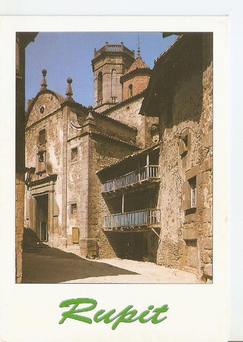 Postal 041038 : Rupit. Fachada iglesia