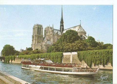 Postal 042511 : La Seine et la cathedrale Notre-Dame