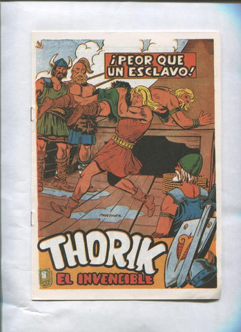 Facsimil: Thorik el invencible numero 04: Peor que un esclavo