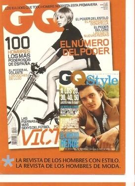 Postal 047973 : GQ la revista de los hombres con estilo. La revista de los hombres de moda