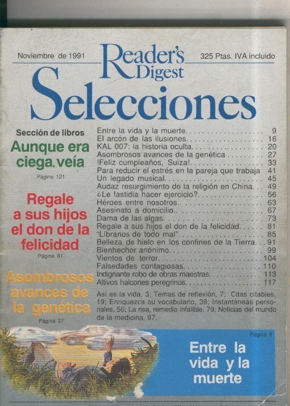 Selecciones del Readers Digest: 1991 Noviembre: Halcones peregrinos