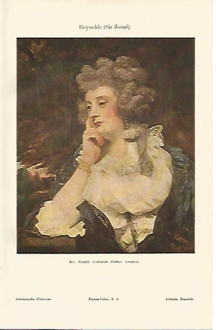 LAMINA ESPASA 6536: Mrs. Bradyll por J. Reynolds