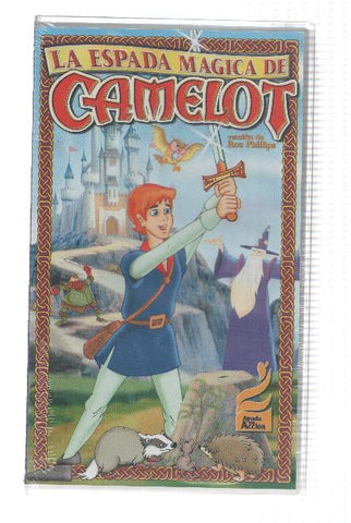 VHS-Cine: LA ESPADA MAGICA DE CAMELOT, adaptacion de Roz Phillips