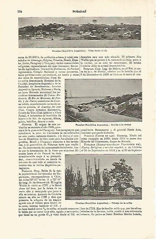LAMINA ESPASA 17241: Posadas Argentina