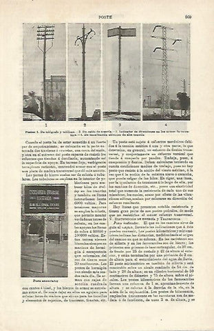 LAMINA ESPASA 17248: Tipos de postes