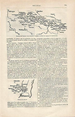 LAMINA ESPASA Alemania 17253: Cuenca del Unstrut Alemania