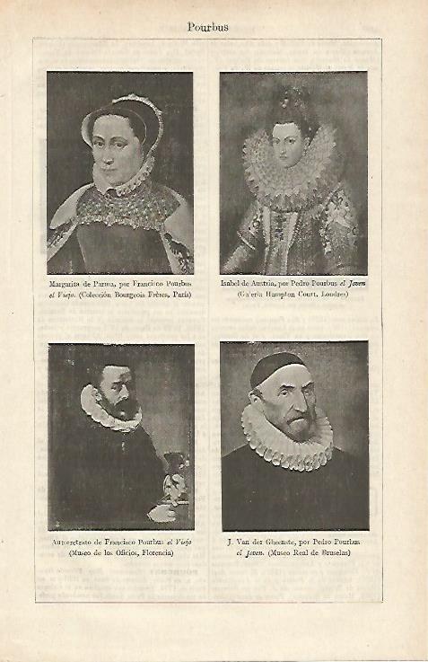 LAMINA ESPASA 17264: Retratos pintados por Pourbus