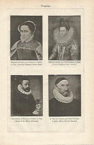 LAMINA ESPASA 17264: Retratos pintados por Pourbus