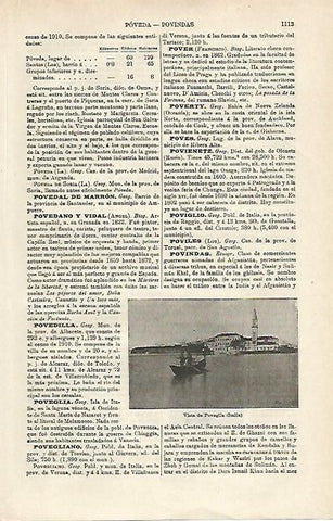 LAMINA ESPASA 17267: Vista de Poveglia Italia