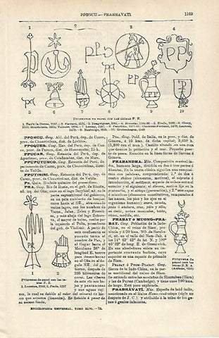 LAMINA ESPASA 17282: Filigranas con las letras P.P.