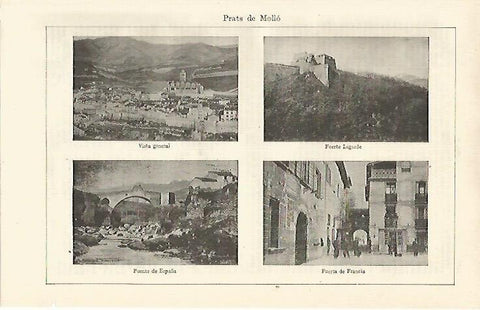 LAMINA ESPASA 17311: Vistas de Prats de Motllo