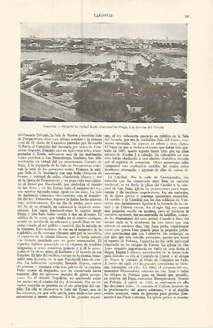LAMINA ESPASA 17327: Vista de Varsovia Polonia
