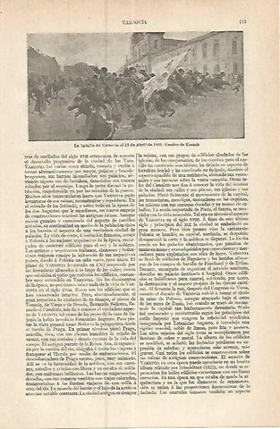 LAMINA ESPASA 17334: Batalla de Varsovia de 1961 por Kossak