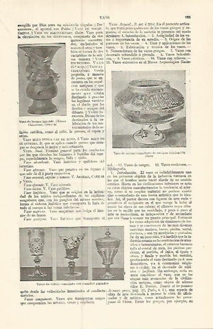 LAMINA ESPASA 17345: Vasos artisticos