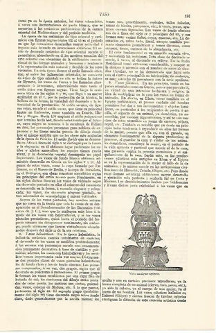 LAMINA ESPASA 17348: Vaso antiguo egipcio
