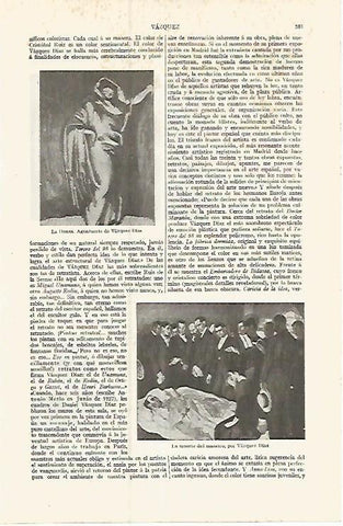 LAMINA ESPASA 17366: La Danza y La muerte del maestro por Vazquez Diaz