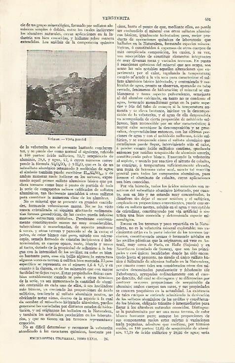 LAMINA ESPASA 17371: Vista de Vebron Francia