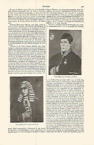 LAMINA ESPASA 17373: Pedro Martir de Veciana y de Civit