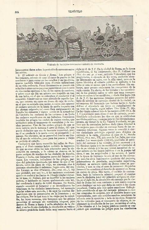 LAMINA ESPASA 17382: Vehiculo de Australia