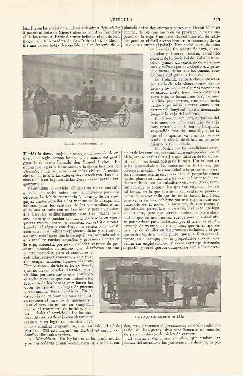 LAMINA ESPASA 17388: Lando y Rippert en Madrid en 1882