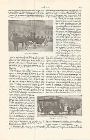 LAMINA ESPASA 17388: Lando y Rippert en Madrid en 1882