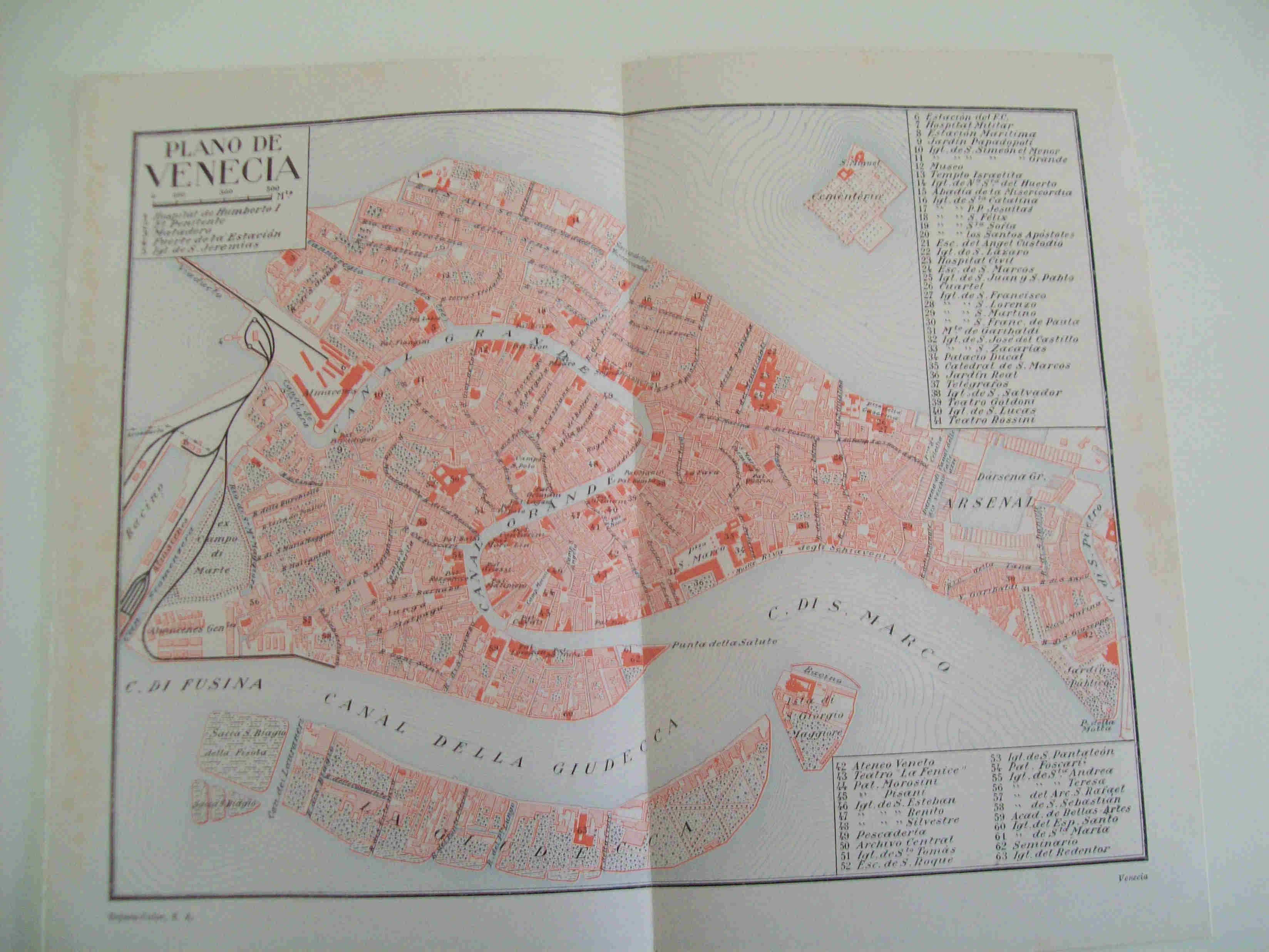 LAMINA ESPASA 17449: Plano de Venecia