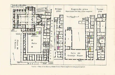 LAMINA ESPASA 17453: Plano de San Marcos de Venecia