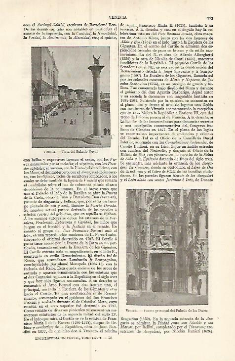 LAMINA ESPASA 17462: Palacios de Venecia