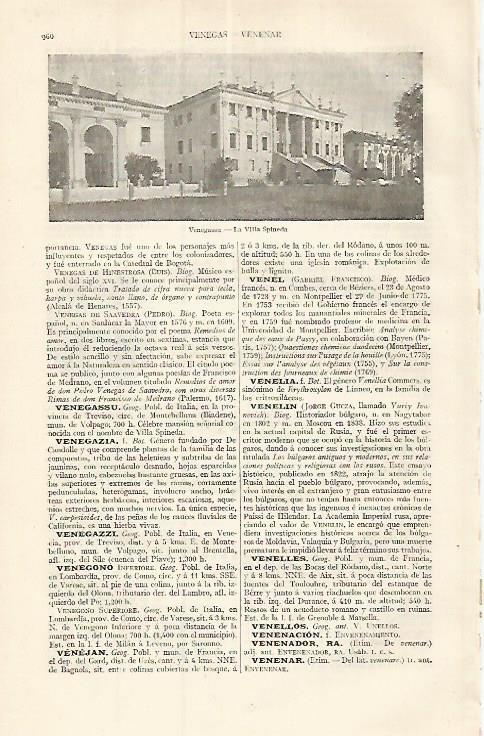 LAMINA ESPASA 17477: Villa Spineda en Venegassu Italia
