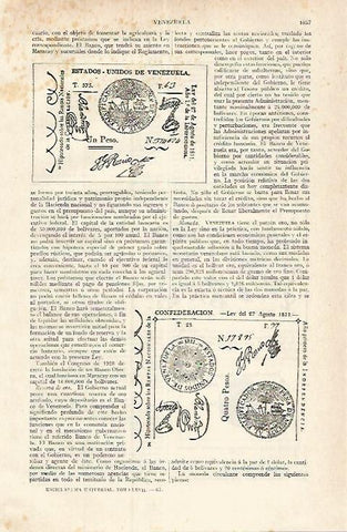 LAMINA ESPASA 17492: Billetes de Venezuela
