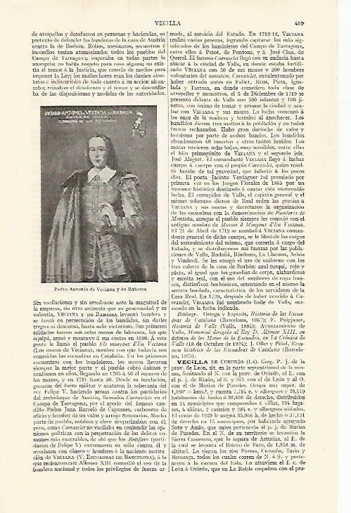 LAMINA ESPASA 17495: Pedro Antonio de Veciana y de Rabassa