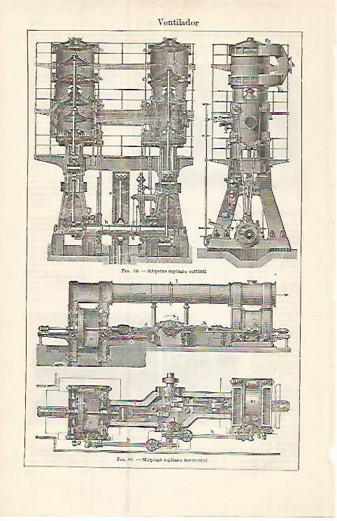 LAMINA ESPASA 17519: Maquina soplante de ventilador