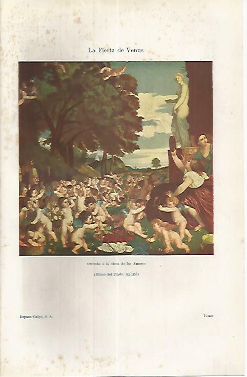 LAMINA ESPASA 17526: La Fiesta de Venus