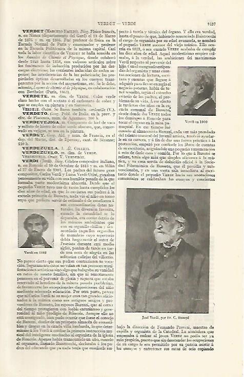 LAMINA ESPASA 17551: Ficha de Giusseppe Verdi