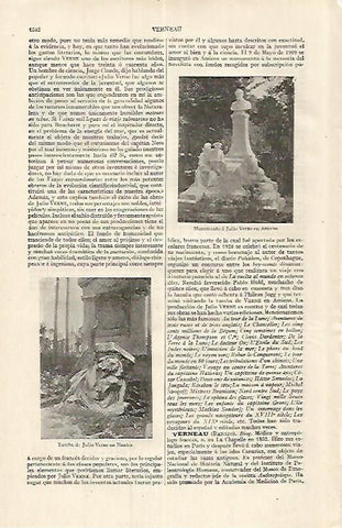 LAMINA ESPASA 17576: Monumento a Julio Verne en Amiens