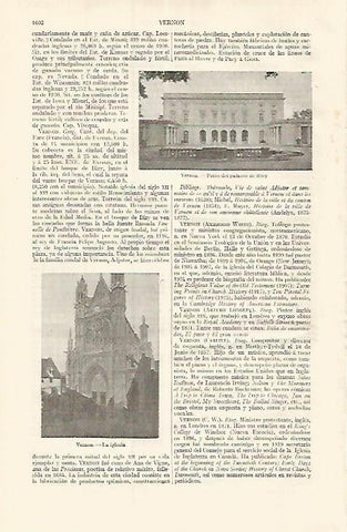 LAMINA ESPASA 17584: Palacio de Bizy en Vernon