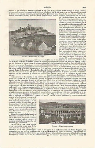 LAMINA ESPASA 17589: Puente en Verona