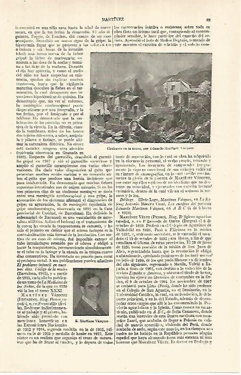 LAMINA ESPASA 17616: Chubasco en la sierra por Eduardo Martinez Vazquez