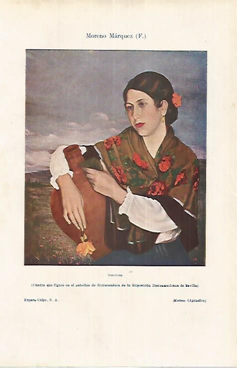 LAMINA ESPASA 17659: Amorosa por F. Moreno Marquez