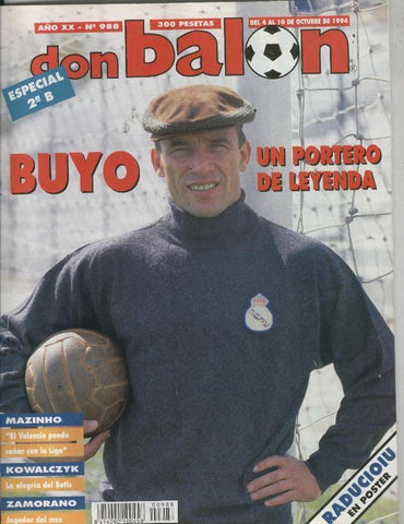 Don Balon numero 0988: poster de Raducioiu