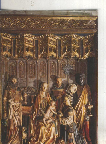 Postal 4851 : Adoracion de los Reyes Magos en Covarrubias (Burgos)