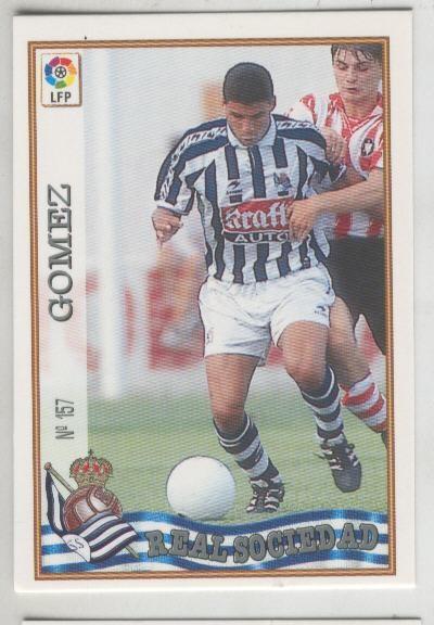Cromo Liga 97/98: Real Sociedad numero 157: Gomez