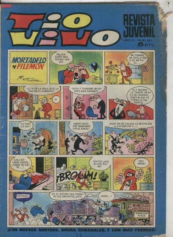 Tio Vivo segunda epoca numero 0581 (numerado 1 en trasera)