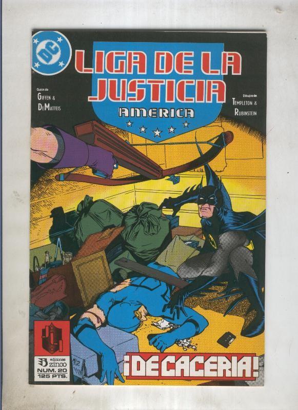 Liga de la Justicia America numero 20 (numerado 1 en trasera)