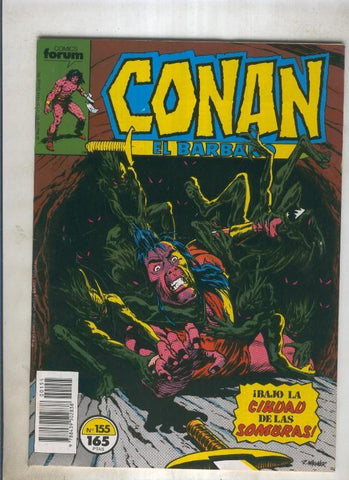 Conan el Barbaro primera edicion numero 155 (numerado 2 en trasera)